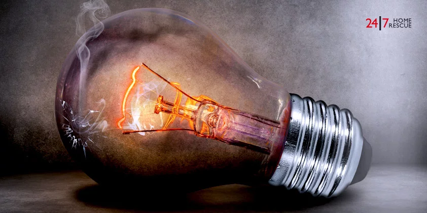 A Close-Up of a Light Bulb