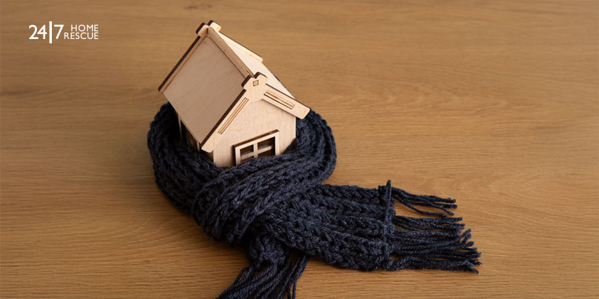 cozy house concept with wooden toy house