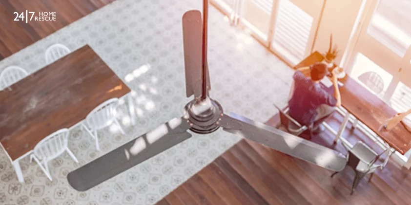 Ceiling fan clockwise