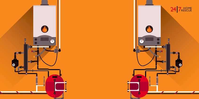 domestic central heating system