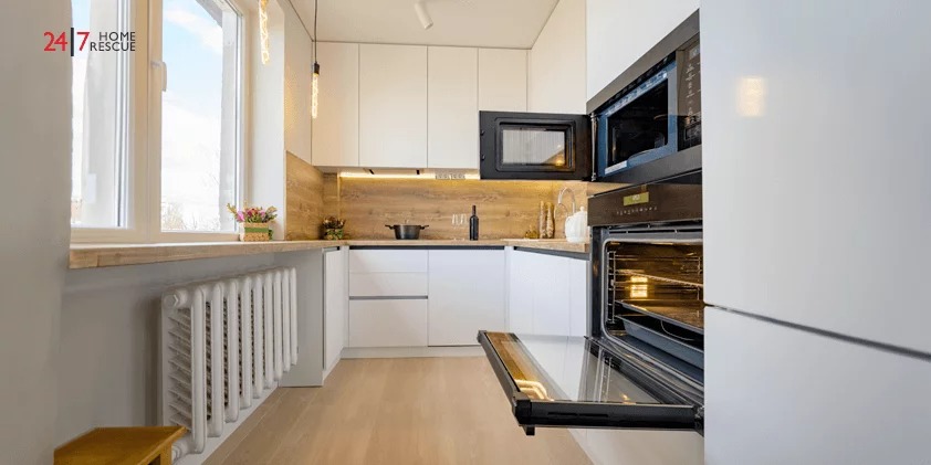 Leave oven door open