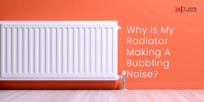 radiator making a bubbling noise