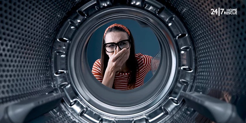 washing machine is making a burning smell