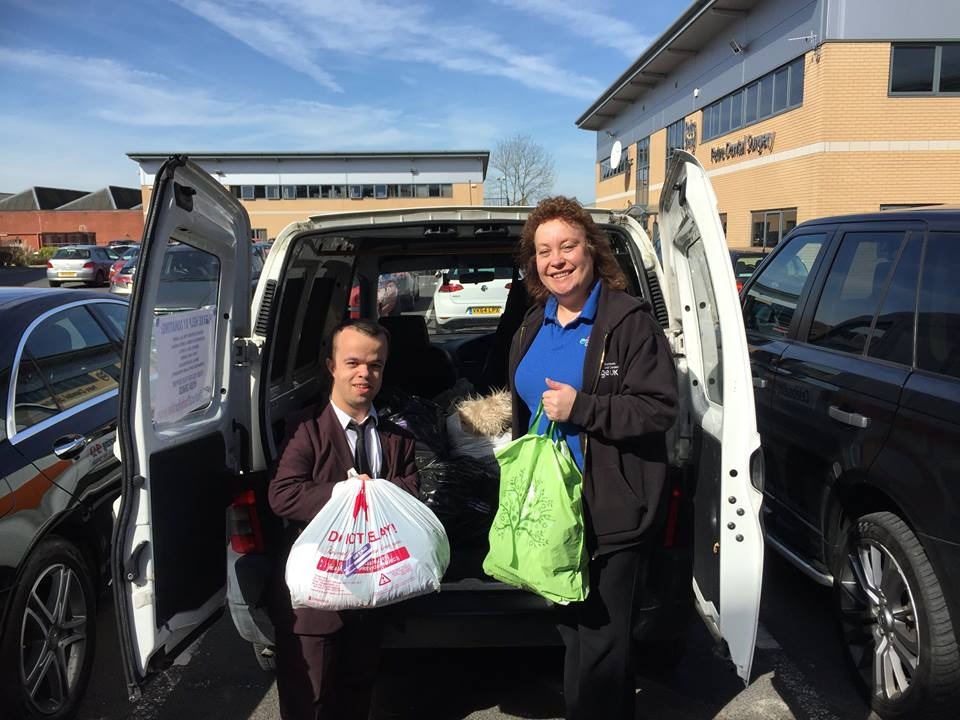 donate don't dump day Age UK Blackburn charity