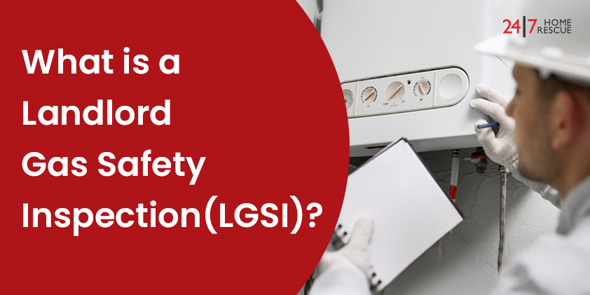 Engineer inspecting boiler during a Landlord Gas Safety Inspection (LGSI)
