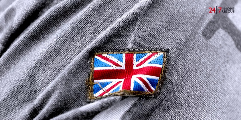 UK flag patch