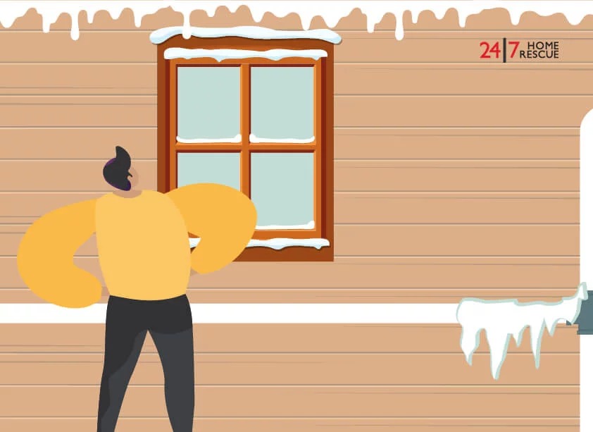 how to defrost frozen condensate pipe