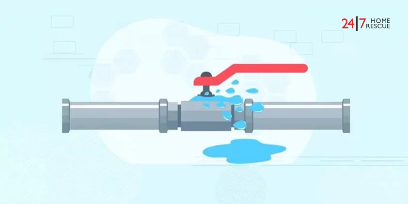 Overflow pipe leaking emergency