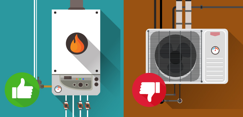 Warm air heating system replacements