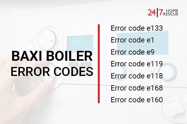 Baxi boiler error codes