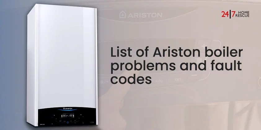 ariston boiler error codes