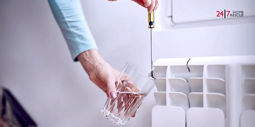 how to bleed a radiator without a key