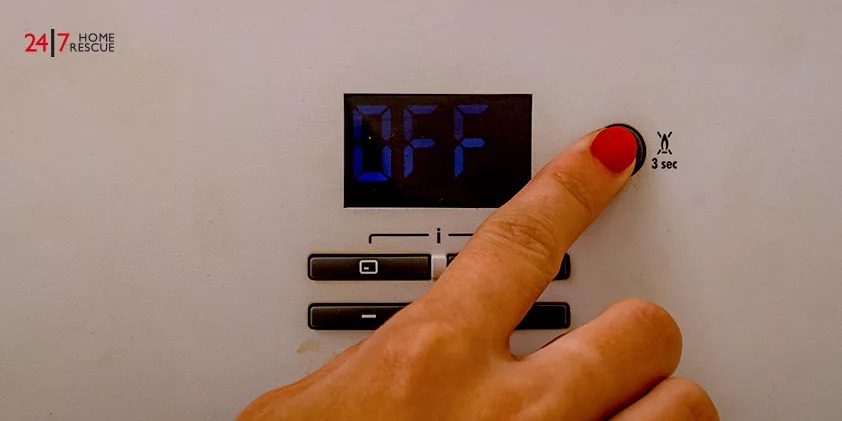 Turn off Central Heating System