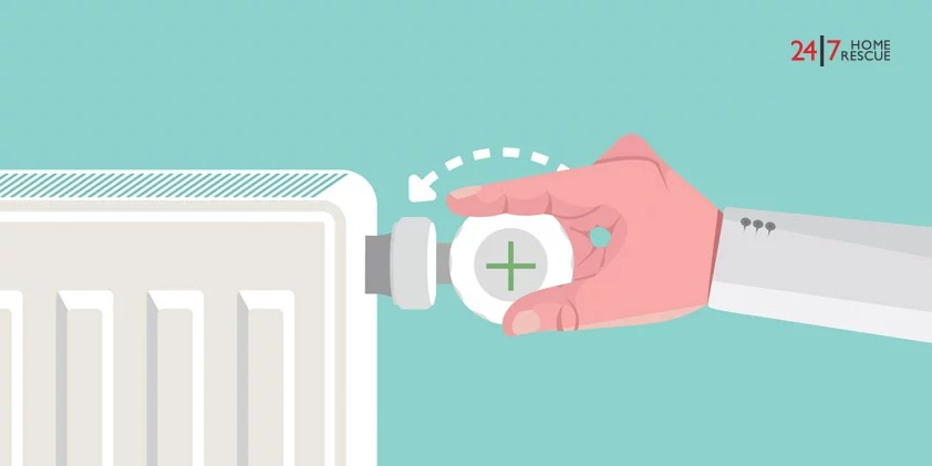 how to turn off a radiator