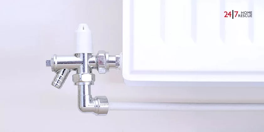 Radiator Angled and Curved Valves