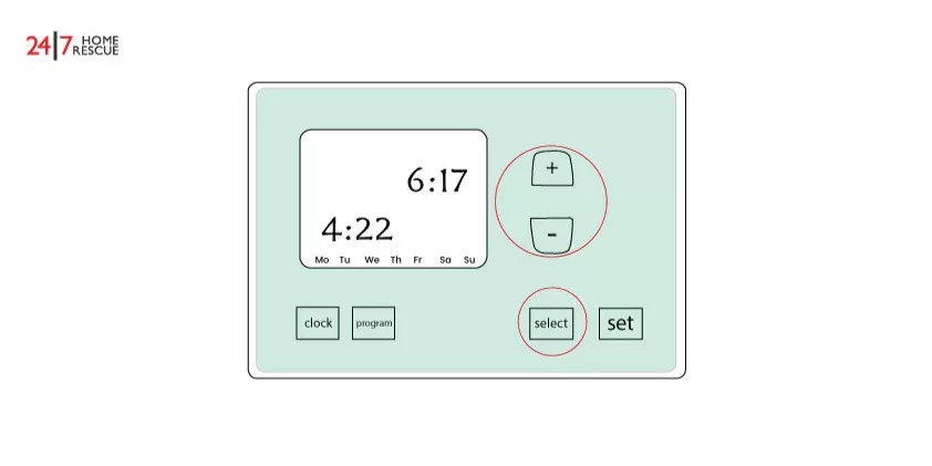 Confirm your setting by choosing "Run" or "Set."