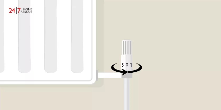 Isolating a Radiator with a turn valve
