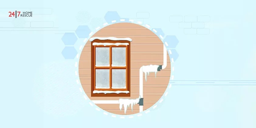 Blockage in the condensate pipe