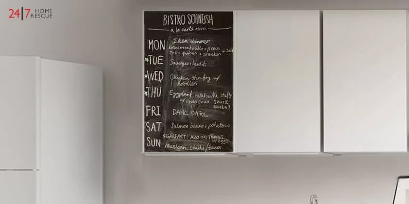 Box your boiler and create a chalkboard around it