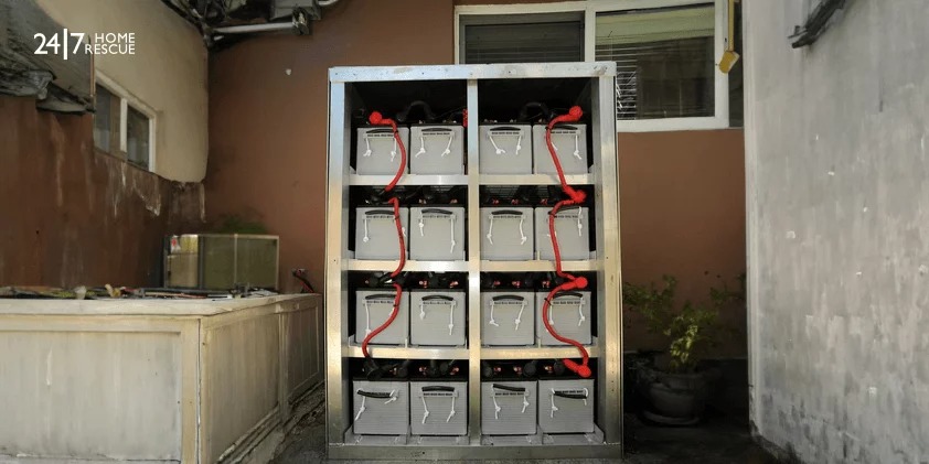 Solar battery bank