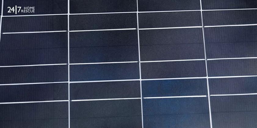 Polycrystalline solar panel