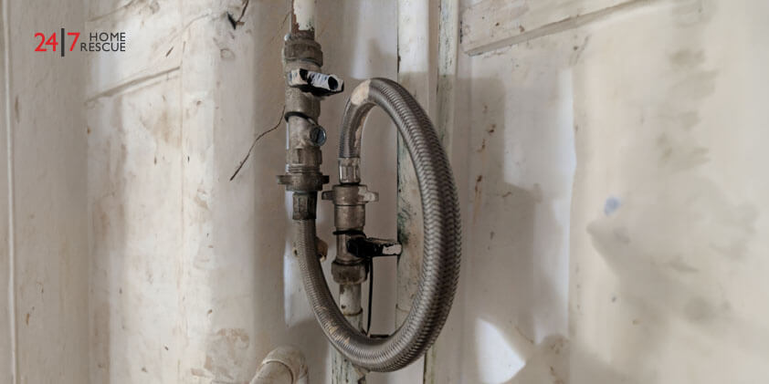 Boiler filling loop pipe
