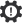 gear icon with exclamation mark
