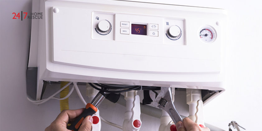 resetting a boiler