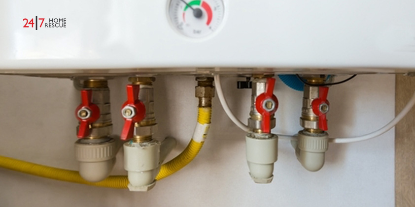 Gas valve and pipe