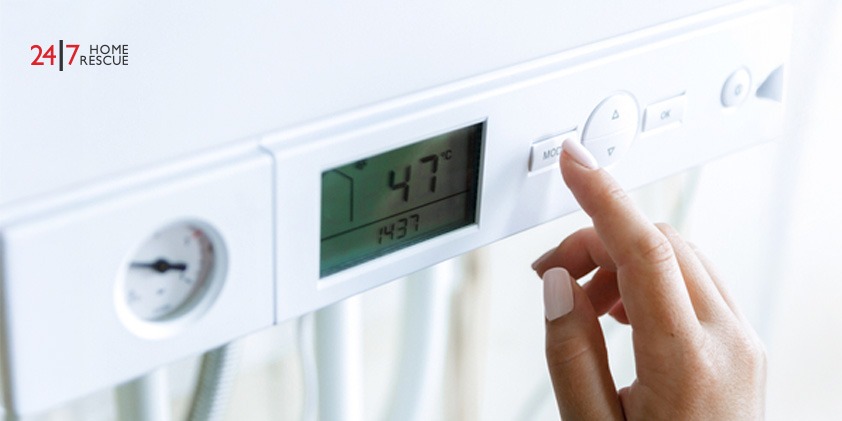 The choice of the mode adjusts in the heating gas boiler.